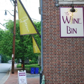 The Wine Bine Sign